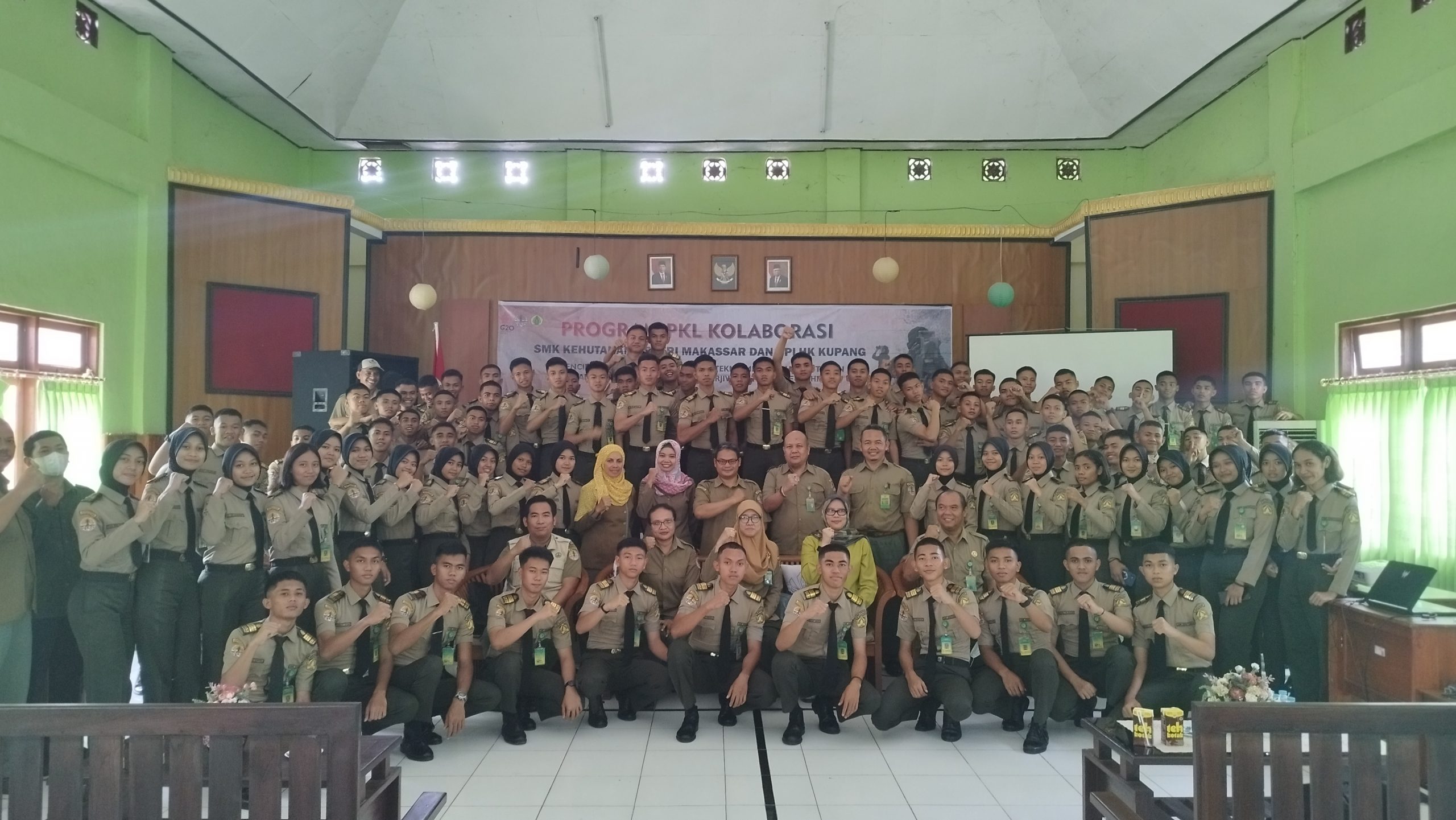 Penutupan Program PKL Kolaborasi Siswa Siswi SMK Kehutanan di BPLHK Kupang