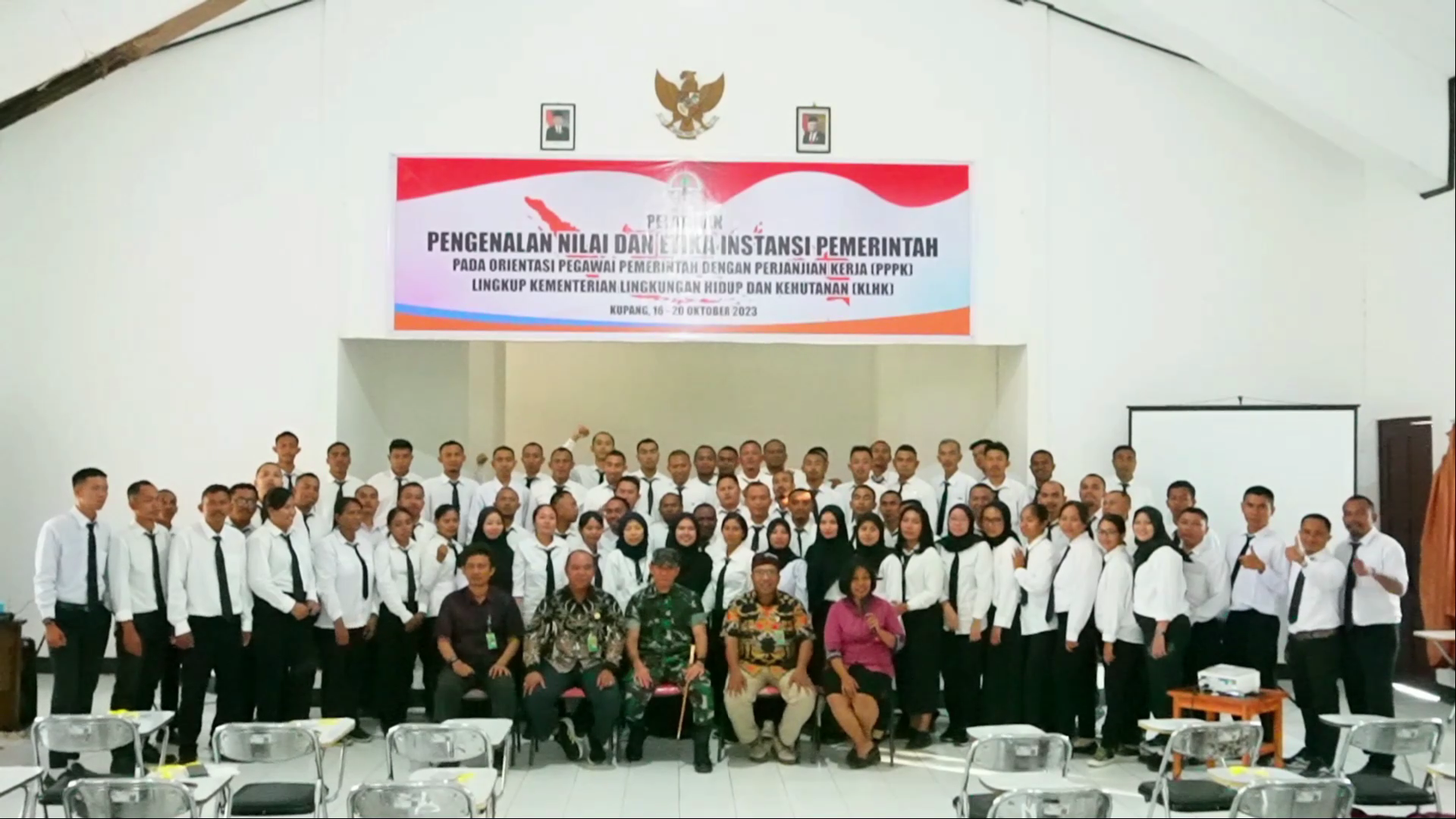 Suksesnya Pelatihan Pengenalan Nilai dan Etika Instansi Pemerintah untuk Orientasi Pegawai PPPK Kementerian Lingkungan Hidup dan Kehutanan di BPLHK Kupang
